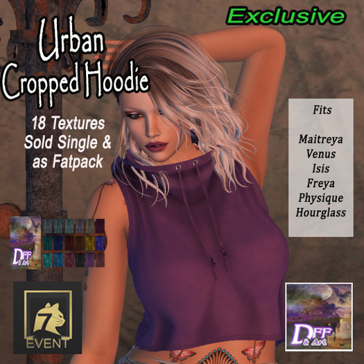 +DFF Urban Cropped Hoodie #17