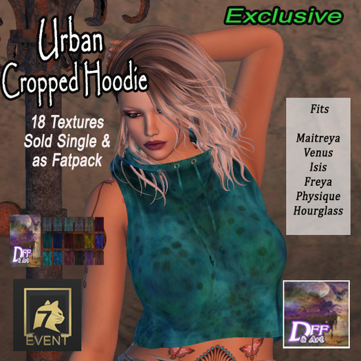 +DFF Urban Cropped Hoodie #13