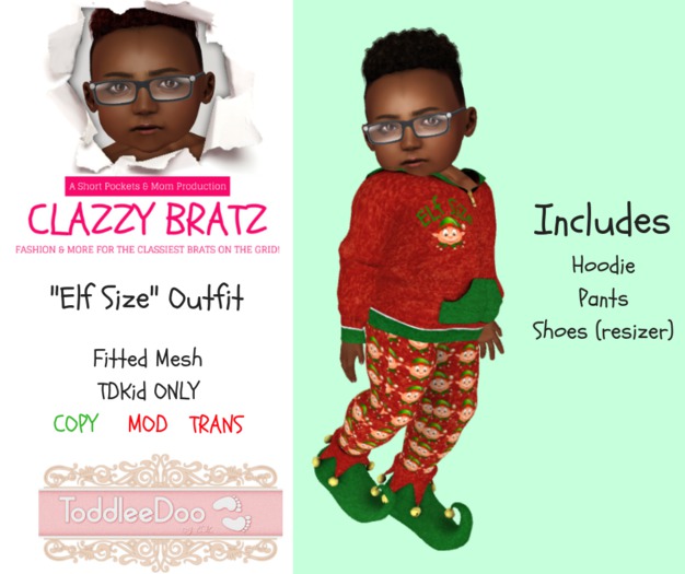 Elf Size Outfit - TDKid