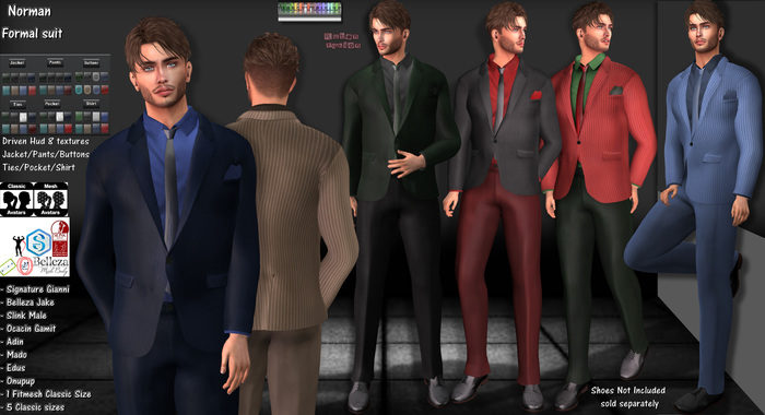 R.F. *Norman - Men's Suit - with driven hud