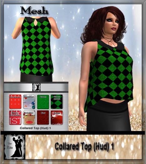 ! Collared Top (Hud) 1