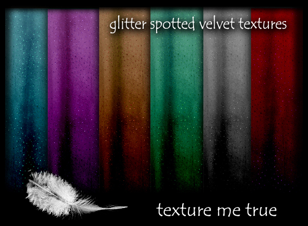 glitter spotted velvet texture pack