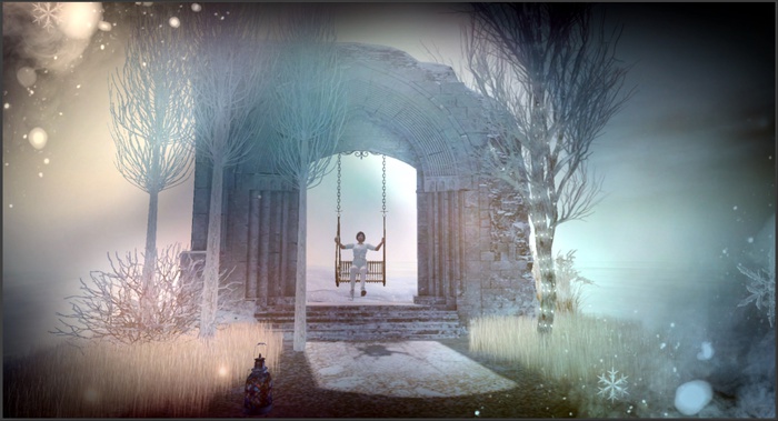 Winter Snow RUINS + Swing + Pose Lantern Copy