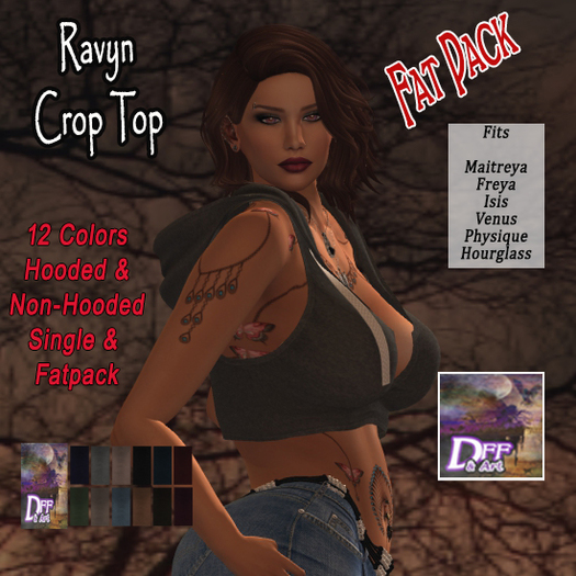 +DFF Ravyn Colored Crop FATPACK