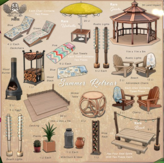 [The Forge] Summer's Retreat Gazebo, RARE