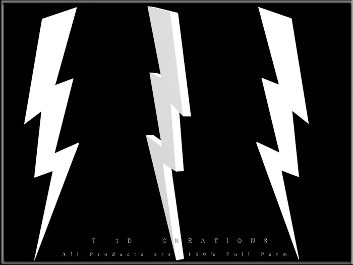 Second Life Marketplace - T-3D Creations [ Lightning ] Micro and ...