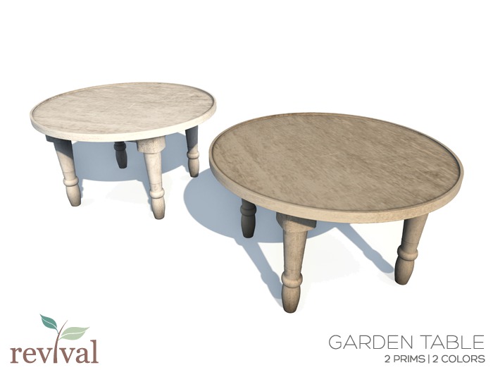 .:revival:. garden table