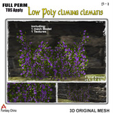 Full Perm Low Poly climing clematis 