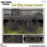 FC- FP Mesh Low Poly climing clematis s-2 