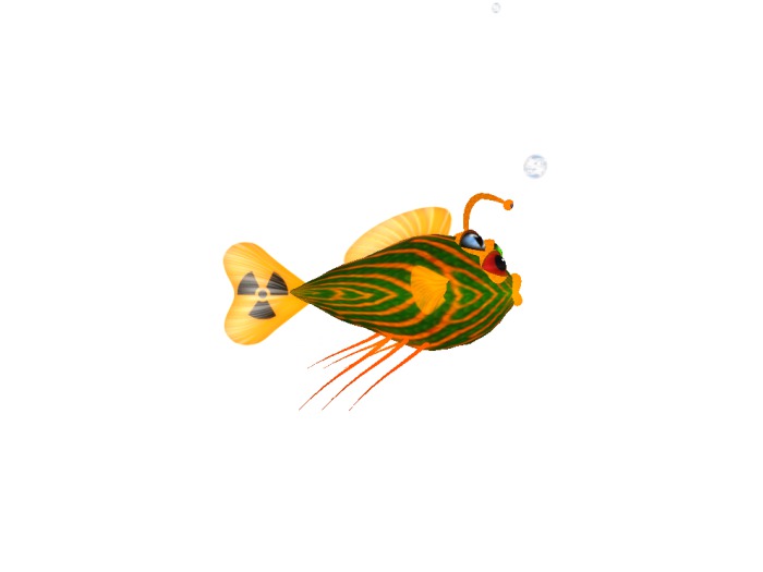 (7S) Uncommon Fish: Krypton Orange Mutant