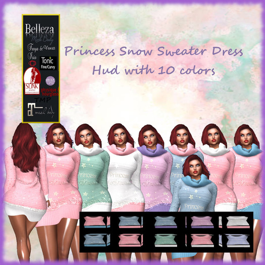 TA Princess Snow Sweater Set