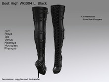 [REC] -Boot High WG004 L. Black -BOX