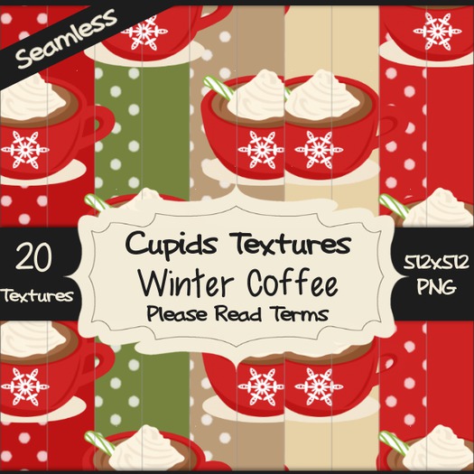 *Cupids Textures * 20 WINTER COFFEE