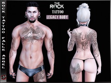  Rock Tattoo Legacy - Fallen Angel ( Full Body ) 