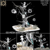 GD MESH WINTER TREE FAIRY ICE