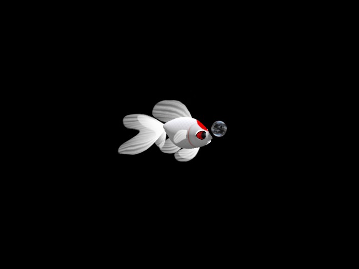 (7S) Uncommon Fish: Tancho Goldfish