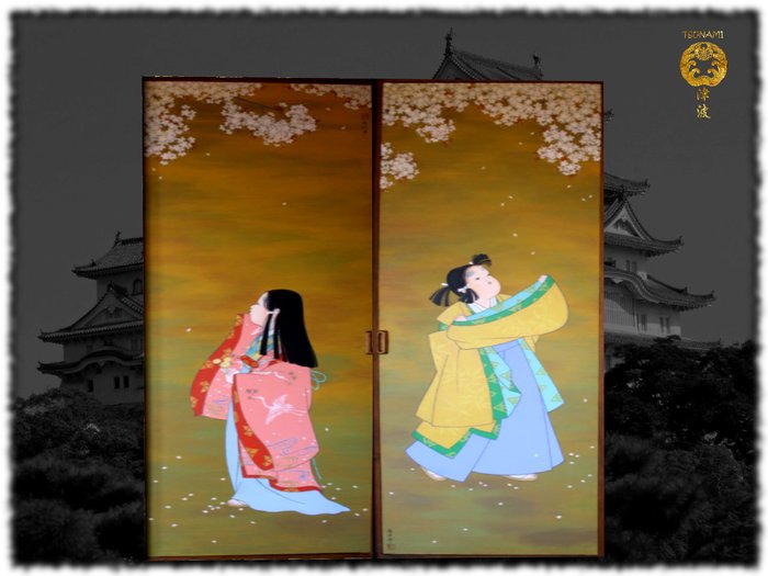 TC - Japanese Shoji-Fusuma Door Geisha