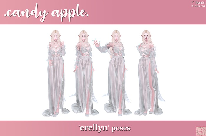 .candy apple. erellyn poses