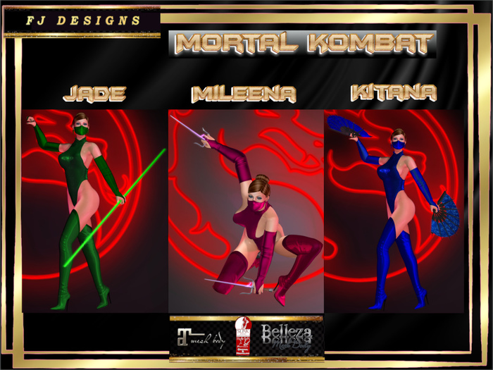 FJD - MORTAL KOMBAT - FATPACK Outfit Set - PROMO PRICE
