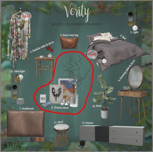 ARIA -  Verity Dresser decor