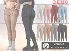 Addams - Hillay - Wool Pants with Belt #DEMO