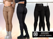 Addams - Hillay - Wool Pants with Belt #30