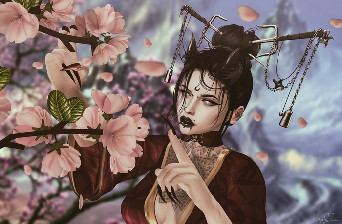 *!R.O!* Blossom BENTO Pose w/ Mesh Branches