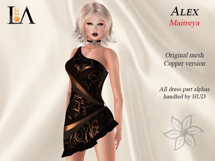 LA-Alex Dress unpack Copper
