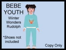 Steph-0-Bee's - Winter Wonders Rudolph (Bebe Youth)