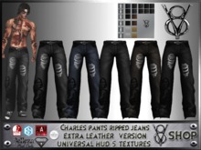 +V8 SHOP+ CHARLES PANTS RIPPED VERSION UNIVERSAL HUD