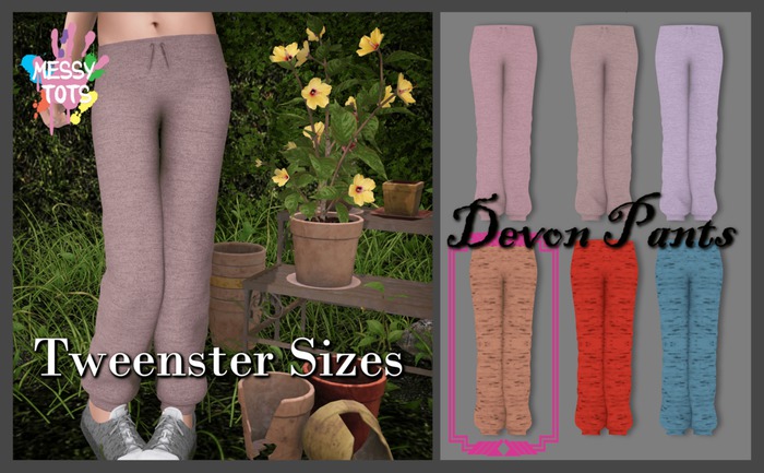 {MT} Devon Orange Pants- Tweenster (unpacker)