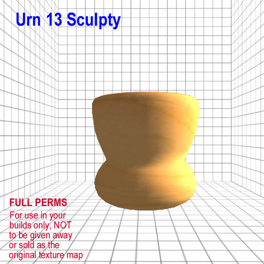 Urn13 Sculpty Map Full Perms