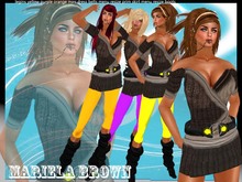 Sexy Mini dress mariela brown