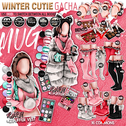 Mug - Winter Cutie - #9 Cookie Tray Red