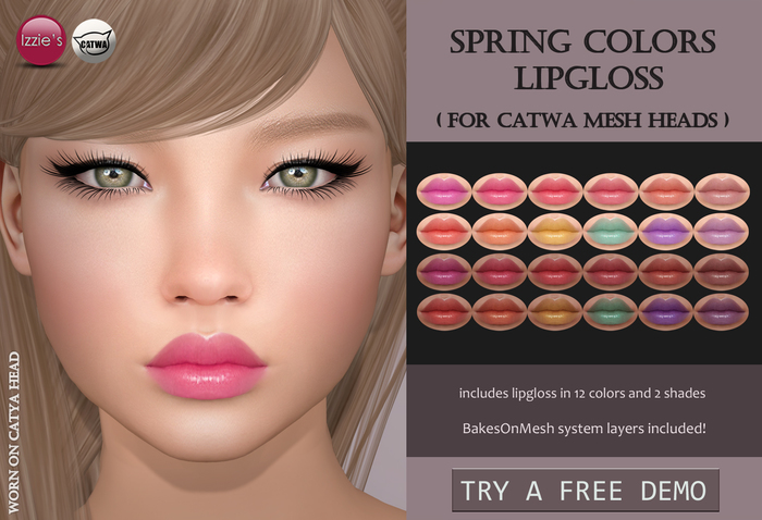 Izzie's - Spring Colors Lipgloss (Catwa)