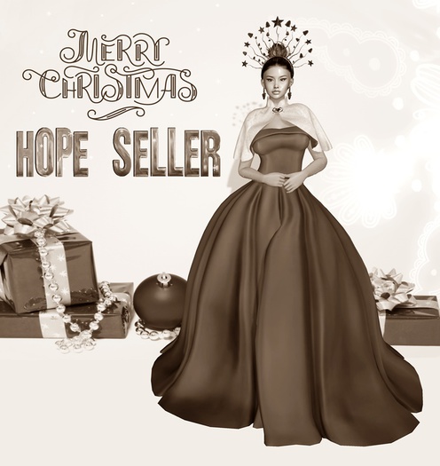 [HS] XMas Gown Dress&White Cloak [DEMO]