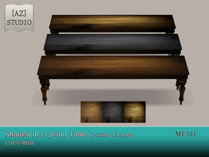 [AZ] STUDIO Shaded Reception Table Texture Change