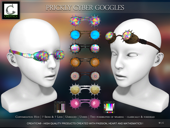 Prickly Cyber Goggles by CREATiCA
