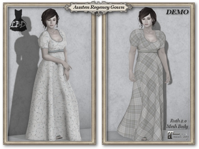 *LBD* DEMO Austen Regency Inspired Gown - Ruth 2.0