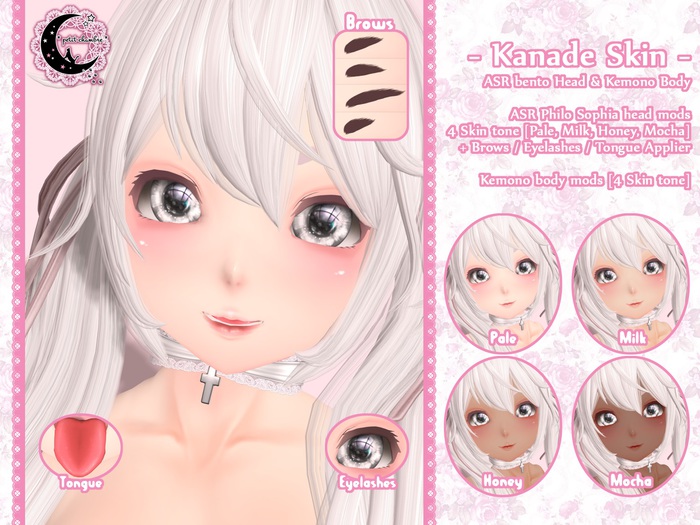 (pc) Kanade Skin [ASR Head/Kemono Body] BOX*wear