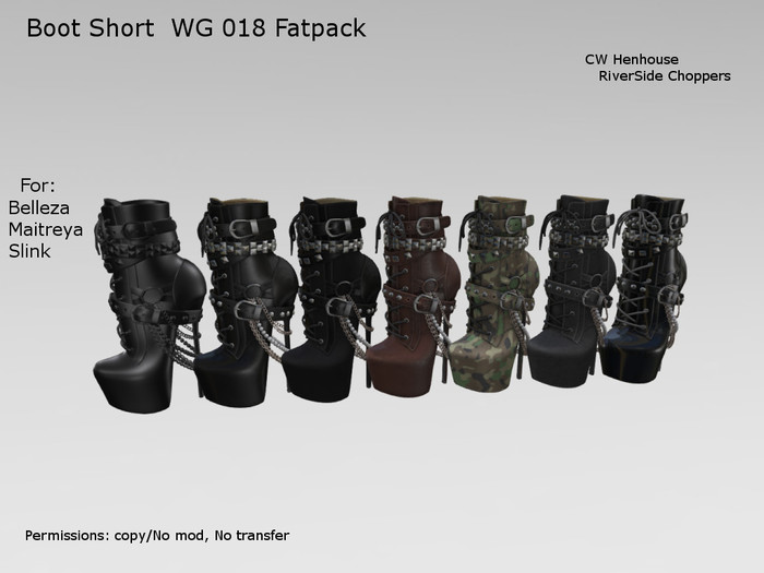 [CW] -Boot Short  WG 018 Fatpack-BOX