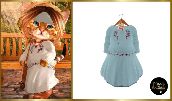 *DB* DINKIES JANIS DRESS* sea