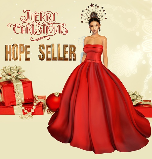 [HS] XMas Gown Dress [Red]