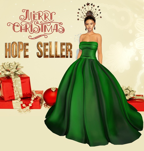 [HS] XMas Gown Dress [Green]