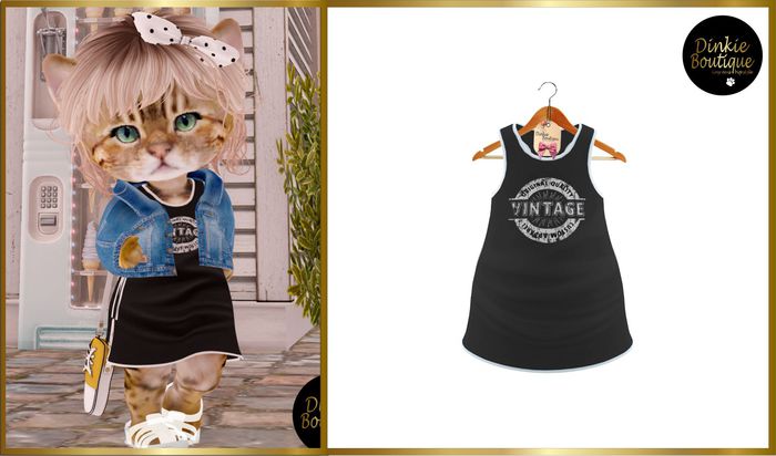 *DB* DINKIES EVE DRESS*  black