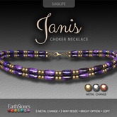 EarthStones Janis Choker ~ Sugilite