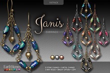 EarthStones Janis Earrings ~ Fatpack
