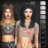 Wasabi // Yaori Mesh Hair - B&W
