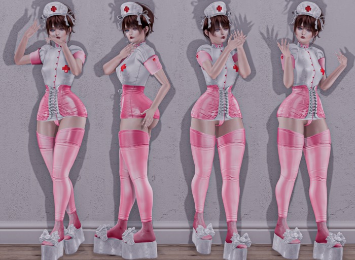 Belyy// Kitty Bento Pose pack