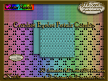 Crochet Eyelet Petals Combo Textures